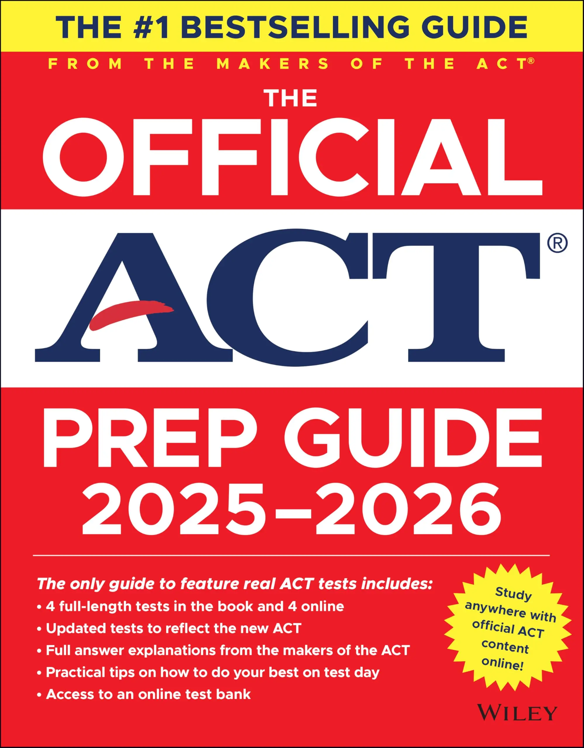The Official ACT Prep Guide 2025 - 2026: Book + on the internet Course -- ACT - Paperback