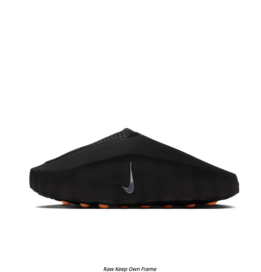 All Black Molded Vertical Hollow Slide Sandals Black Orange Dual-Tone Dot Anti-Slip Sole Quick Dry Water-Friendly Shower Slides Unisex