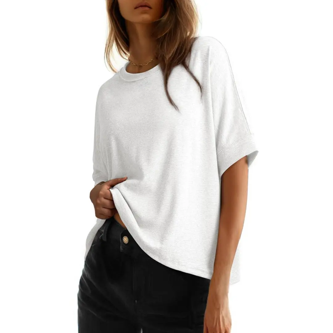 Dokotoo Women's Tops for Women 2026 Loose Oversized Basic Tee Comfortable Soft Fabric Flattering Fit - Womenswear Dokotoo Women's Tops for Women 2026 Loose Oversized Basic Tee Comfortable Soft Fabric Flattering Fit - Womenswear