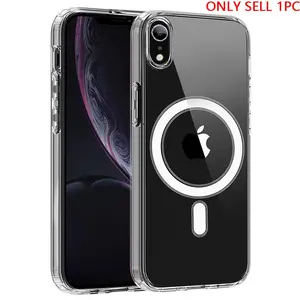 Magnetic For iPhone XR X/XS XS MAX Phone Case [Compatible with MagSafe][Non-Slip],PC  Back Slim Shockproof Protective Case Cover