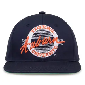 Auburn Retro Circle Snapback