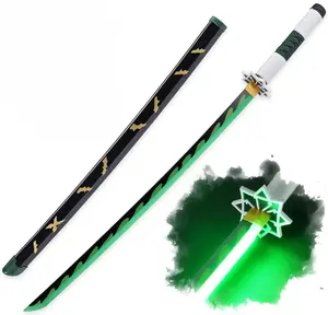 Light Up Demon Slayer Sword - 40-Inch Sanemi Katana Light Up Demon Slayer Sword - 40-Inch Sanemi Katana