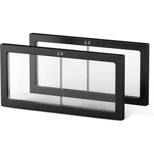 Welding Helmet Glass Magnifying Lens 1.0/1.5/2.0/2.5/3.0 Diopter Eye-Protecting Welder Accessories Magnifier Cheater Lens (G-2.0 Diopter)