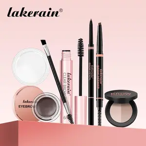 Eyebrow Makeup Set, 18pcs/set Eyebrow Makeup Tool & Accessories, Including Triangular Eyebrow Pencil, Ultra-fine Eyebrow Pencil, Dual Eyebrow Powder, Cosmetic, Eyebrow Kit