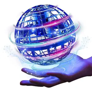 Flying Orb Ball Toy, Hand Drone Orbit, Hand Controlled Boomerang Hover Ball, Cosmic Globe Boomerang Hover Ball Galactic Fidget Spinner, Cool Toys Gift for Boys Girls Teens Outdoor Toys, Halloween, Easter, Christmas Gifts(Blue)