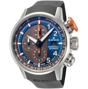 Edox Men's Chronorally 45mm Automatic Watch 01129-TOCA-BUGO