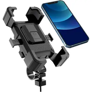 Phone Mount Holder,  Phone Mount, 3rd-Gen Anti Vibration for Scooter, E-, Durable Phone Holder Handlebar[1s Release] Suitable for Smartphones 4.7-7.1",