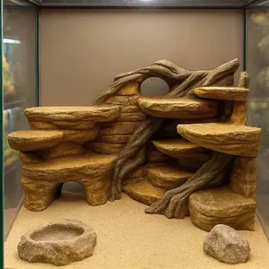 3D - Background (Savannah) aquarium