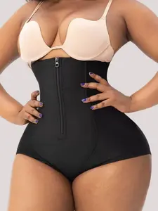 JMK Fajas Women's High Waist Shapewear Shorts, Comfortable, Smooth Body Sculpting Briefs, Tummy Control Butt Lifting Shaping Thong Panties, High Compressing Shapewear Bottoms, Waist Trainer, Perfect For Daily Wear & Office Use