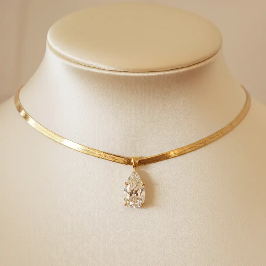 The Gold Pear Necklace | 333 BEVERLY HILLS The Gold Pear Necklace | 333 BEVERLY HILLS