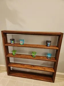 Sport Shelf Collectable Shelving - Solid Wood Storage Solution for Sport Cards & Memorabilia - Easy to Use & Stylish Design