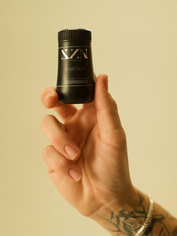 SZN Essentialz (SMOKE) -  Hair Texture Powder Giving Hair a Natural Matte Finish Volumized Look with an Amazing Scent. Luxury Lightweight Haircare