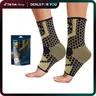 IYDoaMea Unisex Adults' 90% Copper Ankle Support Compression Sleeves (1-Pair) - All-Day Breathes, Sweat-Dry Fabric, Anti-Slip Top Cuff, Smooth Fit, All Seasons, Size Up Recommendation, for Volleyball, Outdoor Sports