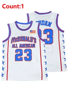 Men's Basketball Jersey, Loose American Style Basketball Vest, Breathable Basketball Jersey for Outdoor Sports, Basketball Clothing for All Seasons