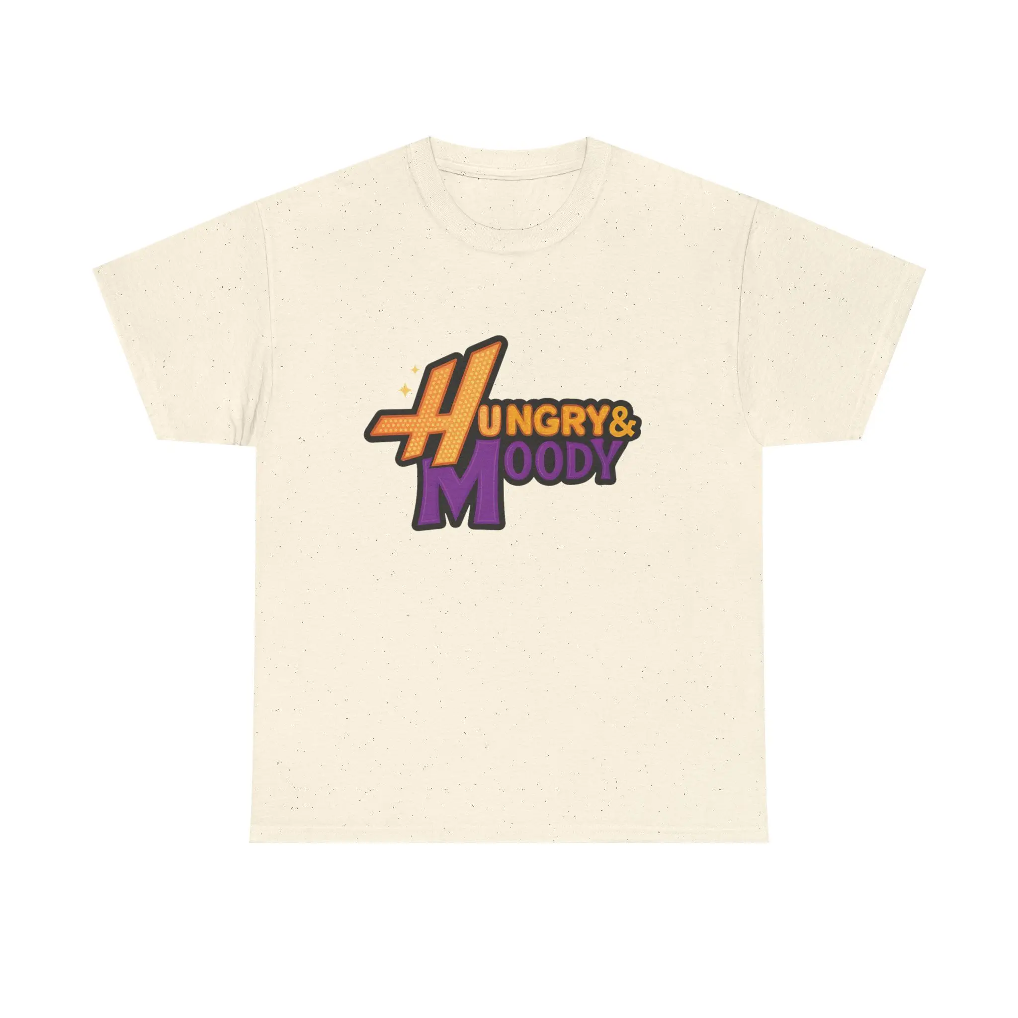 Hungry & Moody T-Shirt, Having a Meltdown T-shirt, Hannah Montana T-shirt.  | Unisex Heavy Cotton T-Shirt | Funny Graphic Tee, Gift for Foodies, Casual Wear, Mood Shirt, Everyday Fashion, Tiktok Trend, Viral Shirt