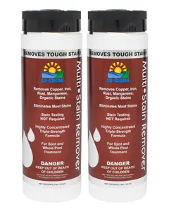 Lo-Chlor LO-202-1 All Pool Surface Multi-Stain Remover 2 lb 2 Pack