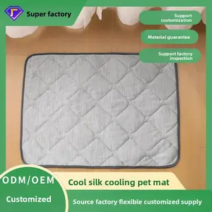Cooling silk pet mat for summer, waterproof, urine-resistant, dirt-resistant, tear-resistant, and bite-resistant mat for dogs and cats