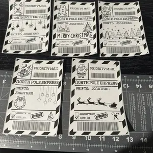 Santa Shipping Label