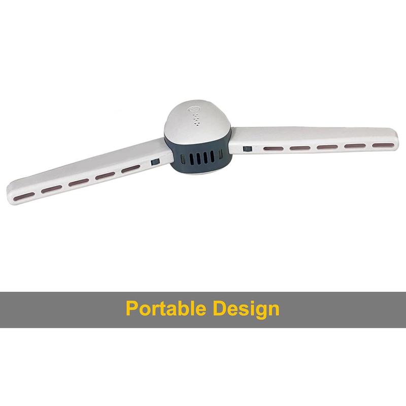 Electric portable dryer - Mini dryer, ultra quiet motor portable dryer, foldable clothes rack, three-layer travel timer, suitable for business travel