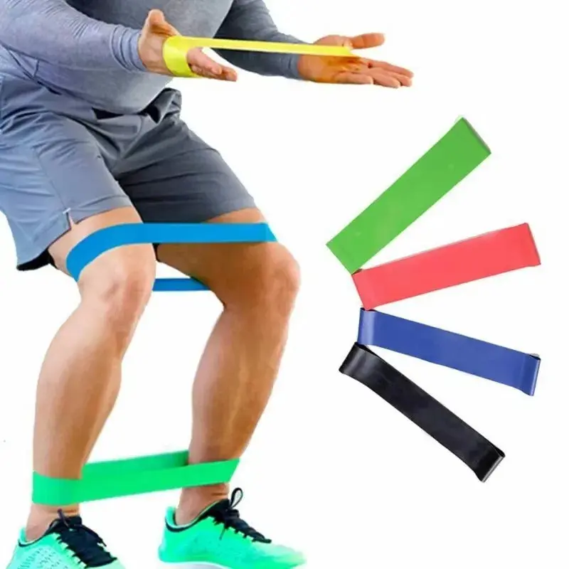 1/2Pcs Various Color Yoga Sport Resistance Bands gym equipment TPE Home Fitness Elastic Bands Pilates strength training workout