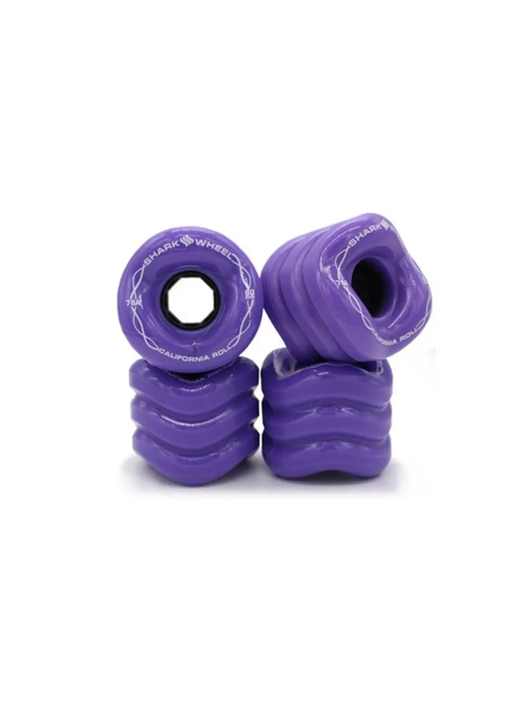 Shark Wheel 60mm, 78a Purple California Roll