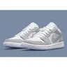 Women's Air Jordan 1 Low "Wolf Grey" DC0774-105 Round Toe Laces All Seasons Sneakers Fashion  Athletic