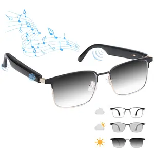 Smart Glasses with Touch Control, Fashion Eyewear Accessories, Translate & Music Function, Ideal for Daily Use, Wireless Smart Glasses