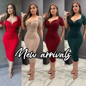 Summer Formal Lace Midi Dress - Woven Bodycon Chic Sleeveless USA Fabric Soft Stretchy Thicker Material True to Size Party Wear - Womenswear, Comfort