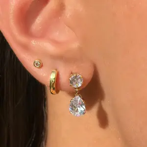 EVRY JEWELS Women's Starlit Drop Earrings