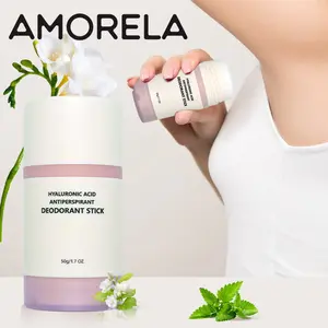 AMORELA Women’s Deodorant Stick | 48H Natural Botanical Freshness Hyaluronic Acid + Shea Butter | Hydrate & Soothe Sensitive Skin Cleanser Moisturizer