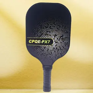 The CPQE PX7 "Yellow" Mid-Grade Honeycomb Pickleball Paddle for Beginners