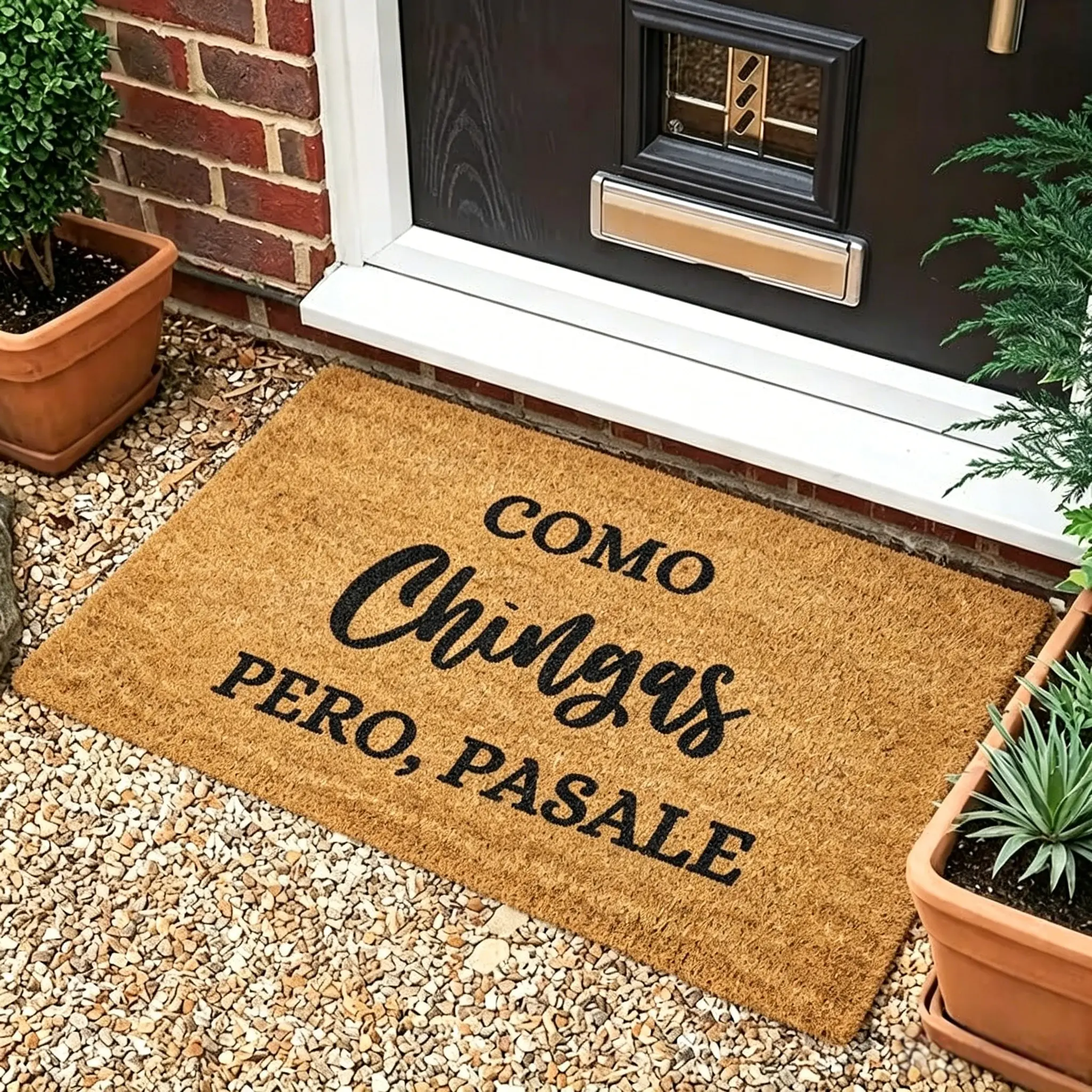 Como chingas pero pasale doormat, Welcome Mat, Funny Doormat, Spanish Doormat, Funny Spanish Door mat