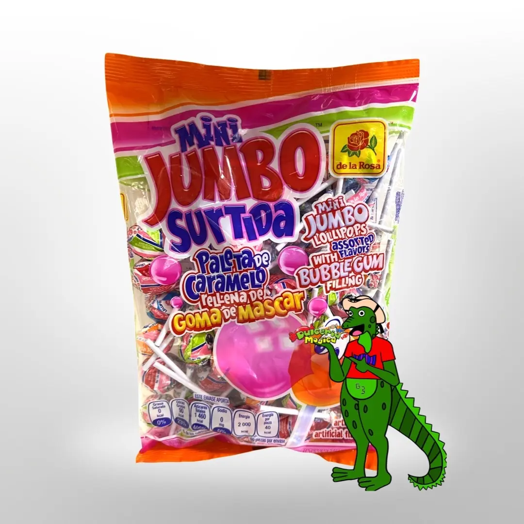 De La Rosa Mini Jumbo Surtida Lollipop
