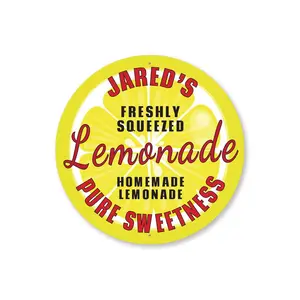 Custom Kids Lemonade Sign