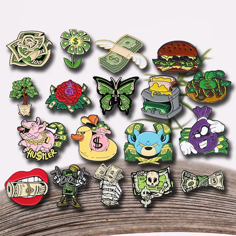 18pcs Cartoon plant flower alloy badge sunflower bag accessories brooch metal cute pin decoration 18pcs Cartoon plant flower alloy badge sunflower bag accessories brooch metal cute pin decoration