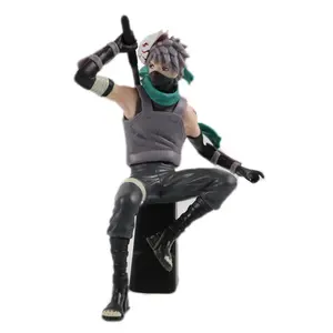 17cm Anime  Anbu Ninja Dark Hatake Kakashi Manga Figurine Statue PVC Action Figure Collection Model Doll Toys Decoration
