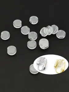 Silicone Pads for Fake Clip-On Belly Rings, Pain Relief & Comfort, Invisible Cushions for Non-Pierced Navel Rings, 5/20/50 Pieces