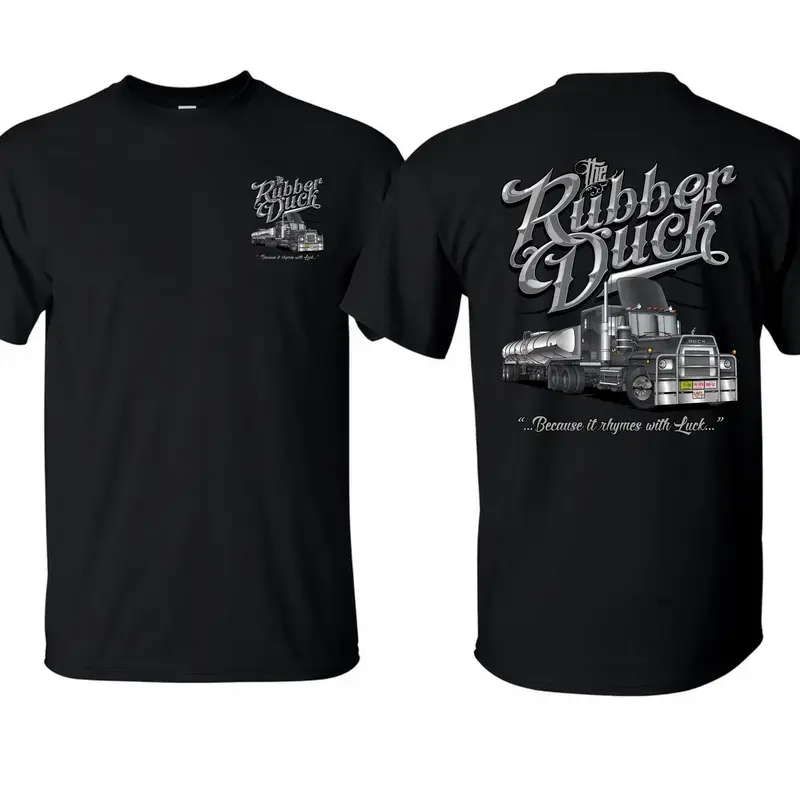 Rubber Duck Mack Truck T-Shirt, Vintage Convoy Movie Hoodie, Classic Trucker Graphic T-Shirt, Gift For Truck Drivers, MADE IN USA