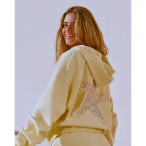 Hollister Feel Good Easy Beachy Graphic Zip-Up Hoodie