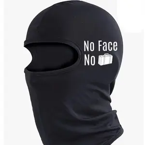 White No Face no Case black ski mask balaclava