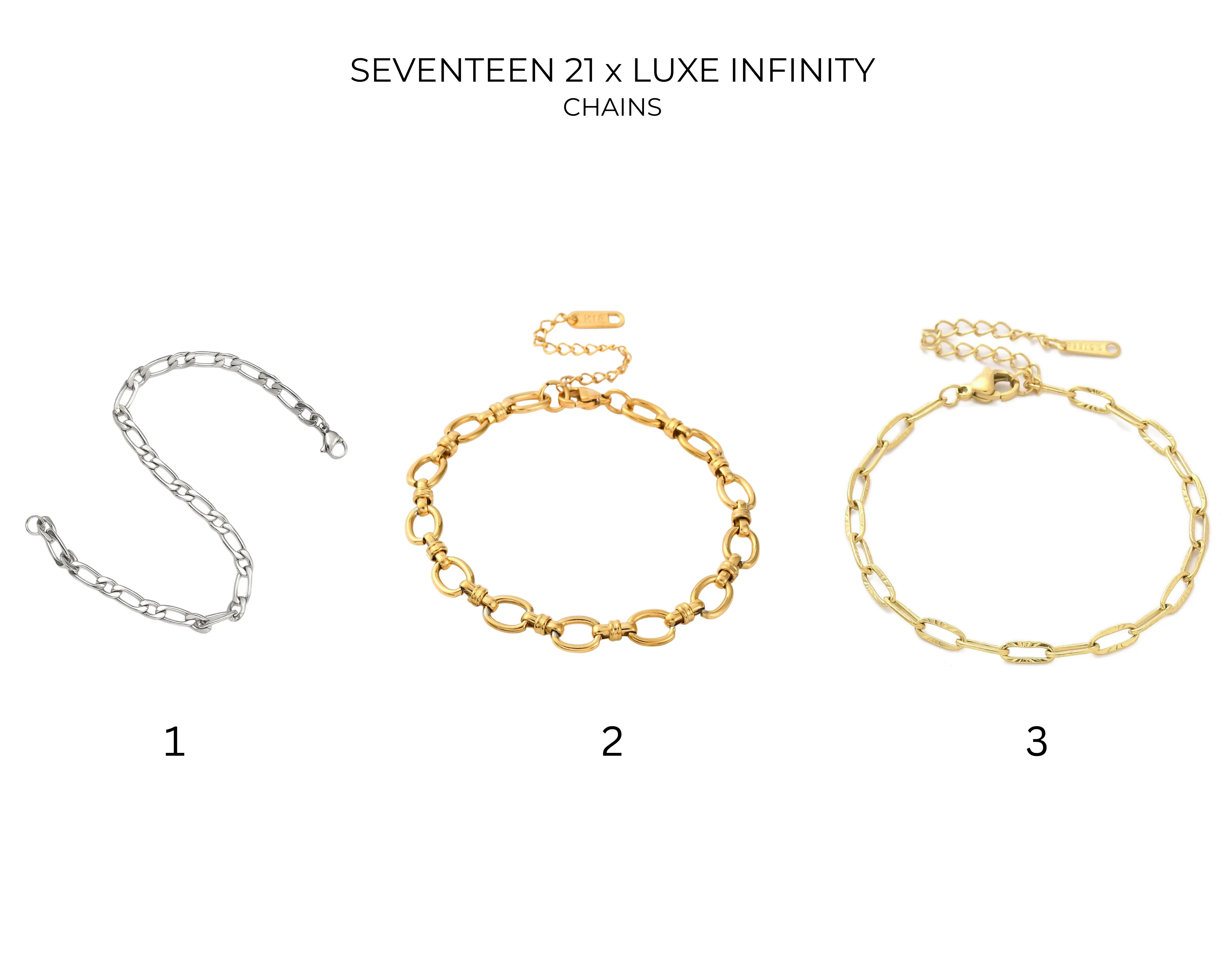 Custom Charm Necklace — includes chain + 7 charms (Choose your chain)