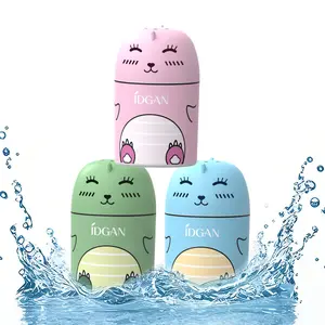 IDGAN Toilet Bowl Cleaner Bottle with Ocean Jasmine & Peach Scents Three-Color Set for 9 Months of Powerful Cleaning Tablets