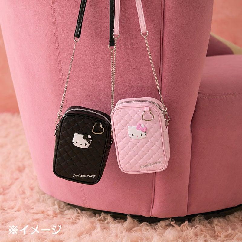 Hello Kitty Pink Quilted Mini Crossbody (I Love Hello Kitty Series)
