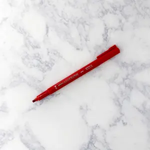 Red 3.5mm Calligraphy Marker Pen