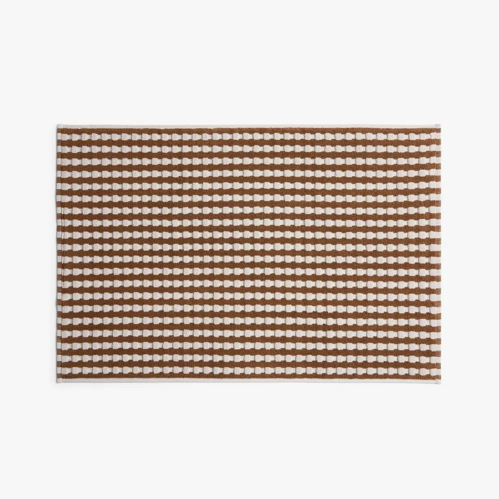 Terry Check Tub Mat - Parachute