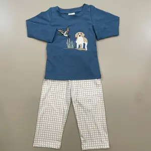 Boy Mallard Outfit Boy Winter Clothing Set Hunting Clothing Set Embroideried
