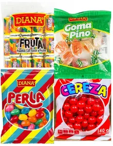 Diana Original Goma Pino Candy Mix with Cereza Perla Fruta 140g from Honduras