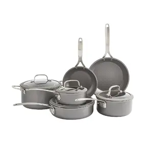 Food Network 10-pc. Textured Titanium Nonstick Cookware Set