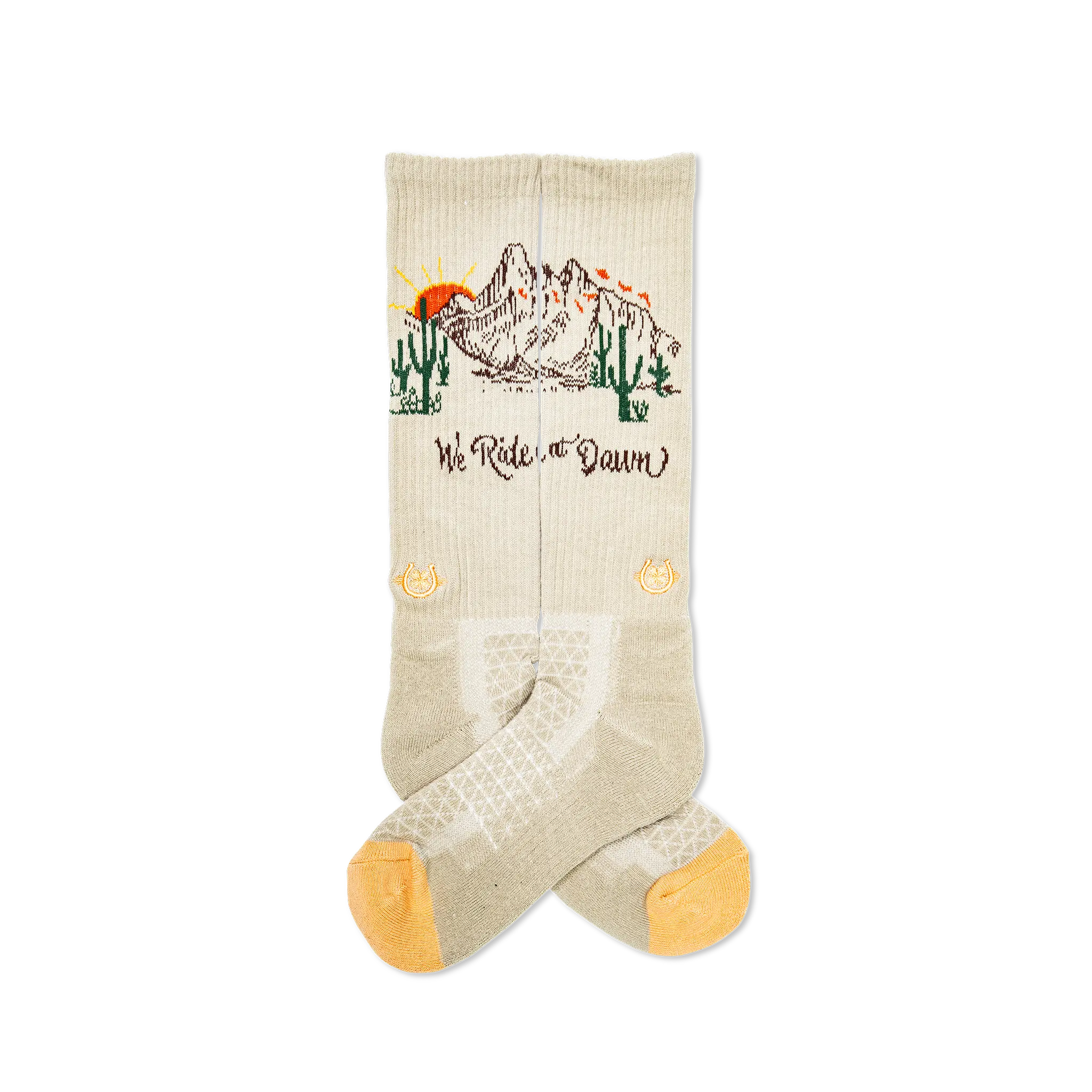 Lucky Chuck We Ride at Dawn Western Performance Socks