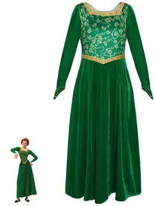 Women's Cosplay Fiona Long Sleeve Dress, Stylish Costume for Parties & Events, Comfortable and Elegant Design